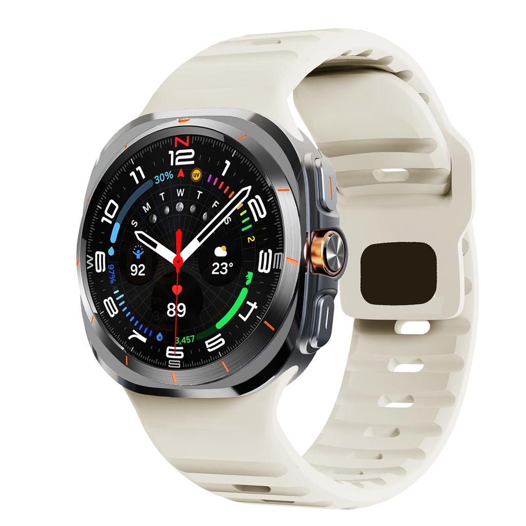 For Samsung Galaxy Watch 7 Ultra Strap 47mm Accessories correa Sport Silicone Bracelet For Galaxy Watch 8 ultra 2026 band 47 mm