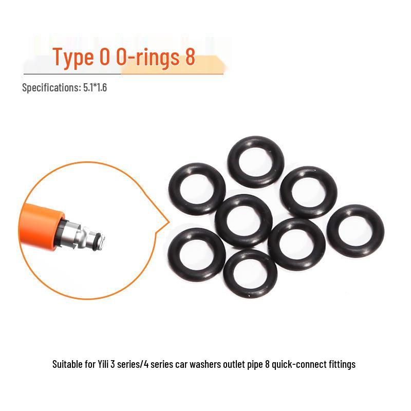 Accessori per lavatrici per auto Yili: Anello di tenuta, spazzola di carbone, valvola di troppo pieno, microinterruttore, valvola unidirezionale.