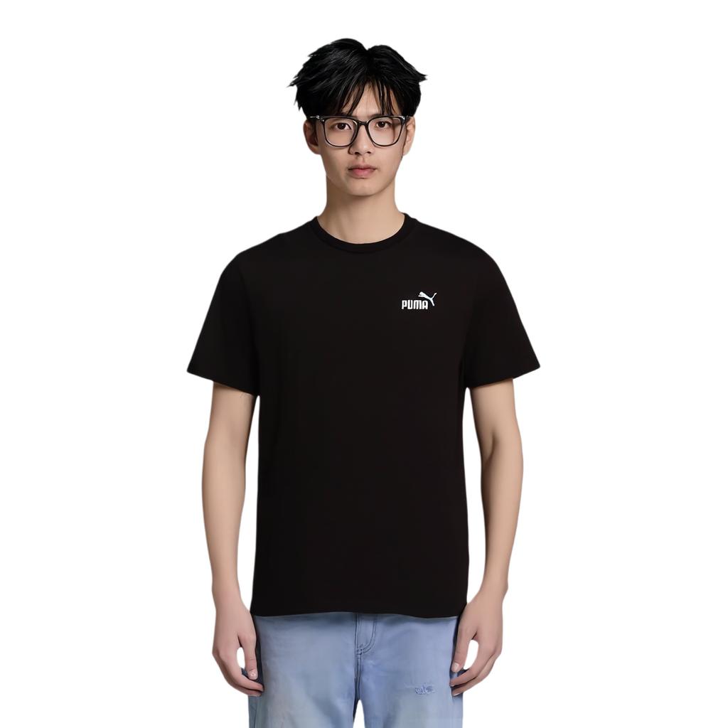 PUMA ESS SS25 T Shirt Unisex Black 688959-01