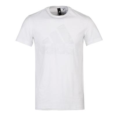 Breathable Fashion Round Neck Short Sleeve T-Shirt Men Tops White CV4538