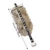 Personality Rhinestone Leather Fur Belt Punk Retro Furry Waistband Versatile Jeans Decor Y2K Plush Waist Belt Female/Girls