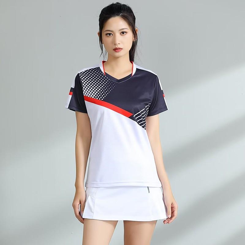 Unisex Quick-Dry Sport Set Badminton Tennis Volleyball Ping Pong Training Competition Athletic Wear