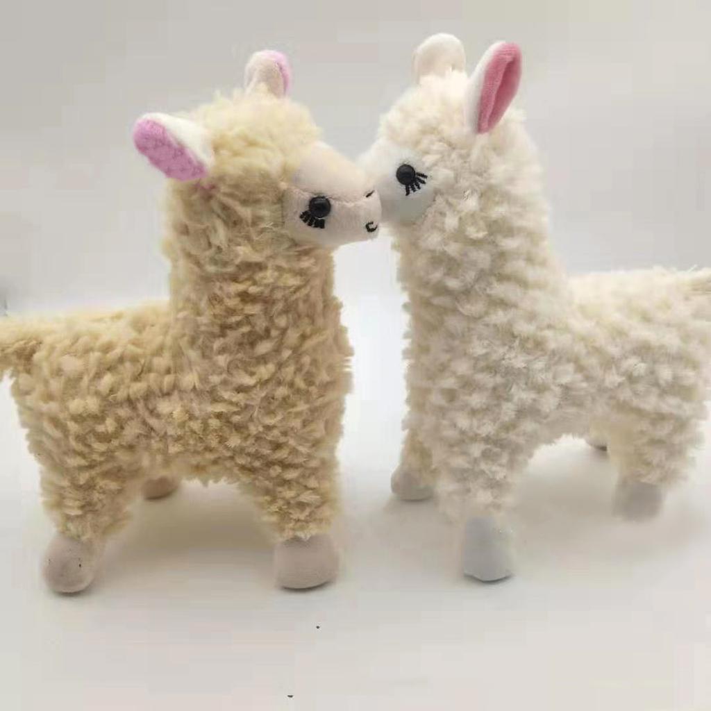 23cm Alpaca Plush Toy 6 Colors Charming Animal Doll Soft Velvet Doll Home Office Decoration Kids Girls Birthday Gift