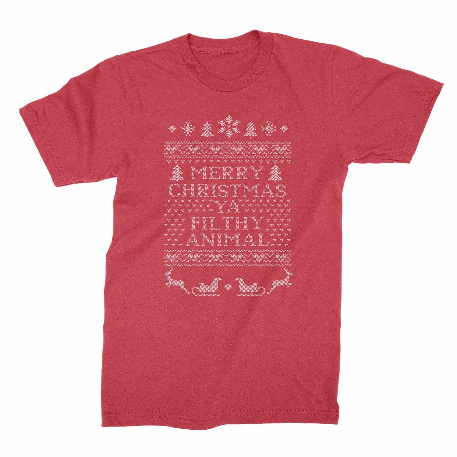 Merry Christmas Ya Filthy Animal T Shirt Home Alone Filthy Animal Shirt 4XL