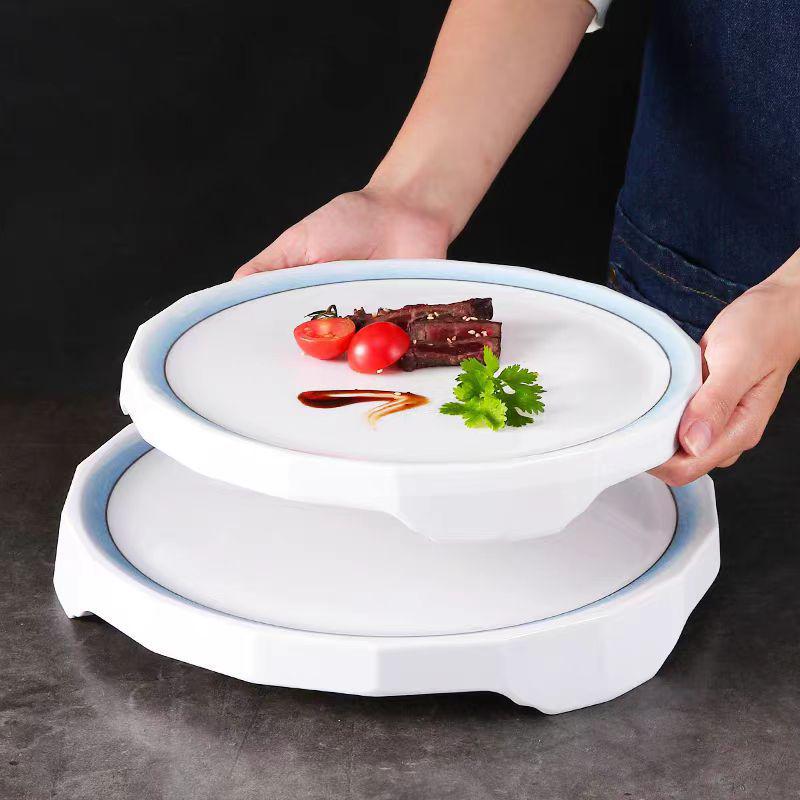 Chinese Creative Melamine Plate - Artistic Restaurant Specialty Dish