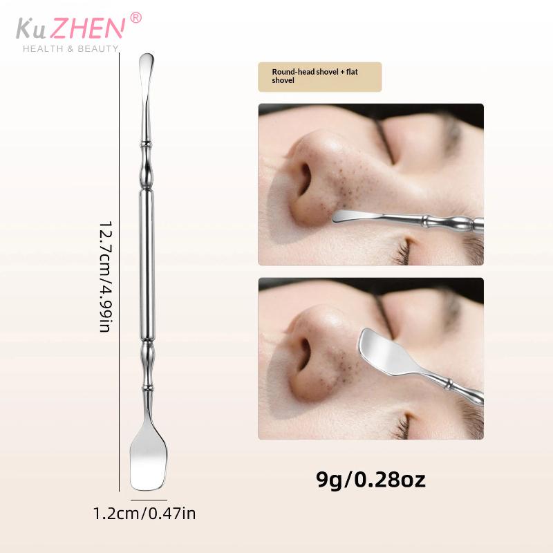Stainless General Double Head Blackhead Cleaning Scraper Blackhead Remover Blemish Extractor Tool Face Pimple Comedone Removal