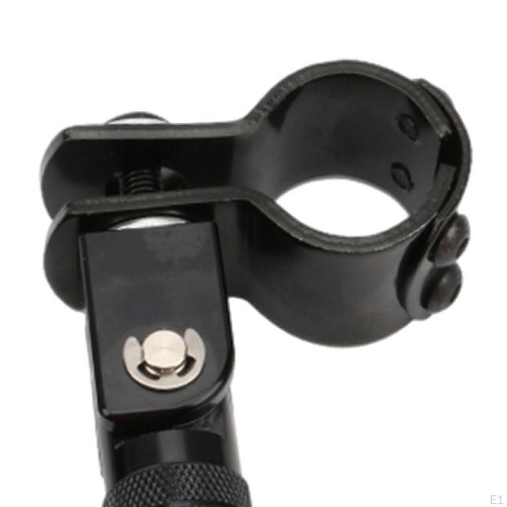 Motorcycle Footrests Accessories Foldable 8mm Pegs Pedal Board Attachment Easy Installation Sturdy