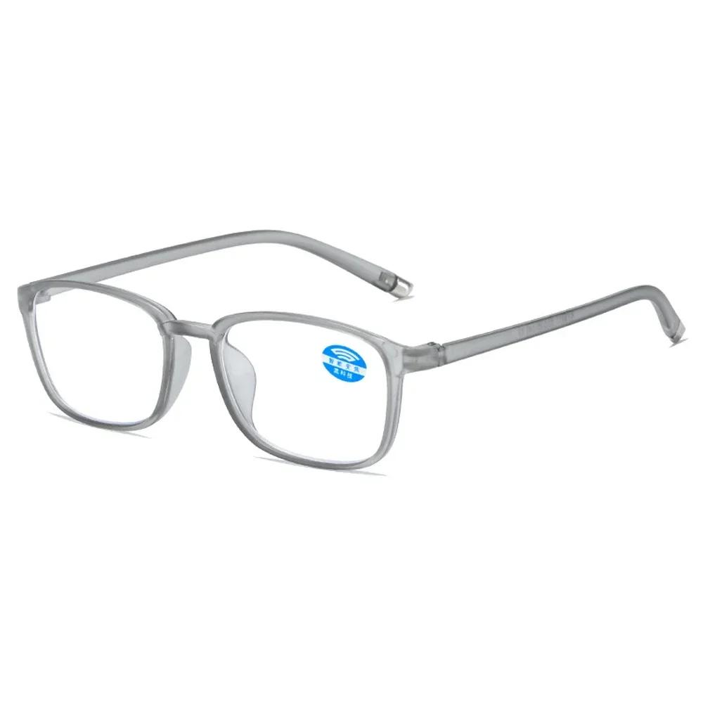 Intelligent Zoom Reading Glasses Auto Adjust Anti Blue Light Night Vision Presbyopic Eyewear for Men Women