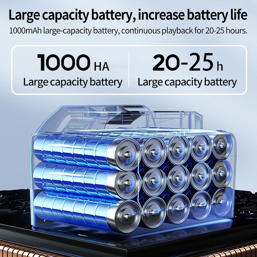 KEBIDUMEI 1/2x Motorcycle Headset Helmet BT6.0 Moto Earphone Motorbike HandsFree Call IPX7 Waterproof 1000mAh With Ambient Light