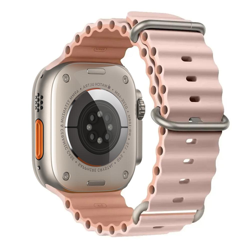 Ocean Band for Watch Ultra 3 Series 11 10 9 7 8 6 SE 49mm 45mm 46mm 42mm 44mm 40 41 Silicone Bracelet Correa iWatch Strap