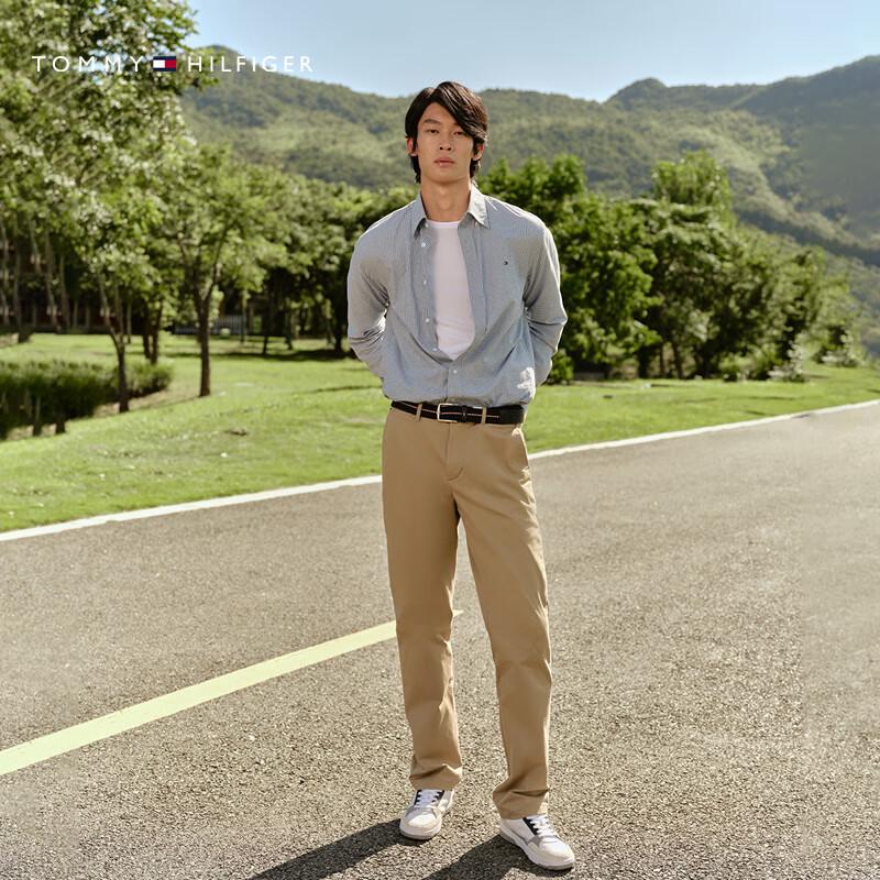 Tommy Hilfiger Men's Classic Straight Fit Stretch Trousers