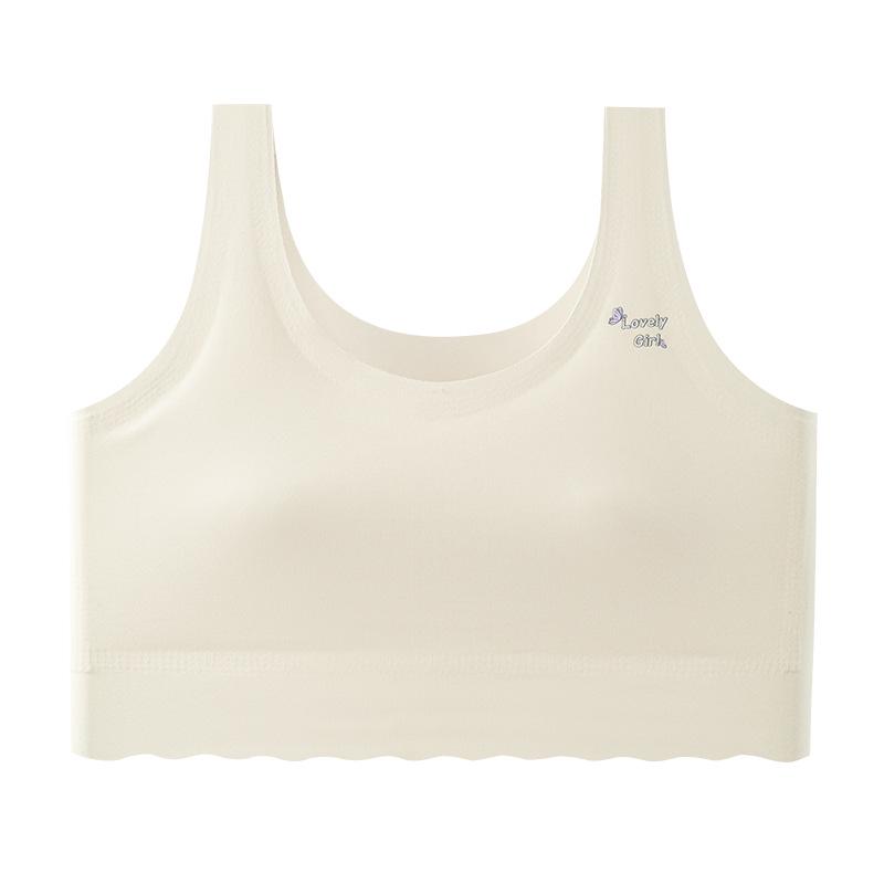 Teen Girls  Fixed Cup Training Bra Vest (Ages 12-16) M (27-40 kg)