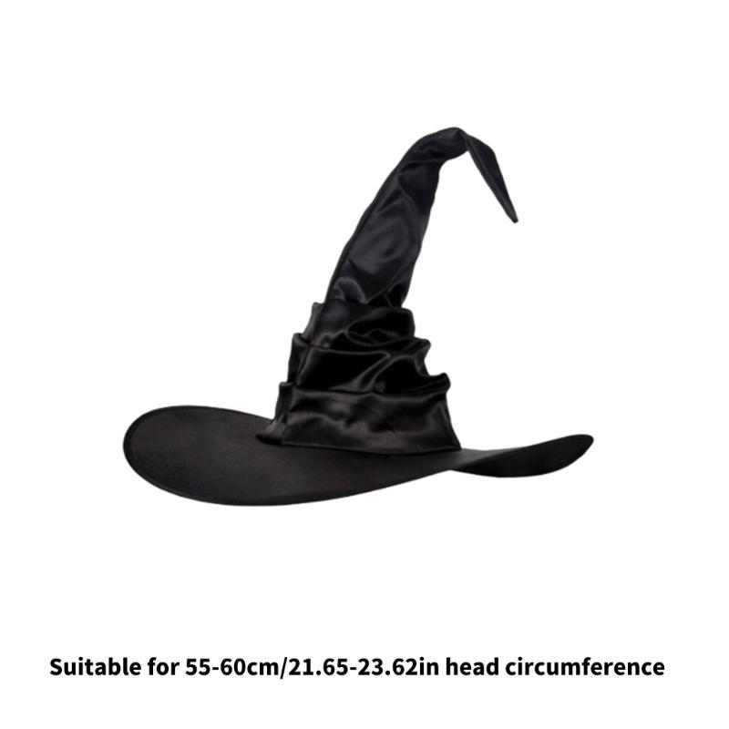 3/4Pcs Witches Witch Costume Accessories Wizard Witch Hat Witch Glasses Nose Halloween Fancy Dressing Cosplay Costumes