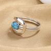 New Fashionable Retro Hollow Geometric Ring with Niche Design, High-end Light Luxury Versatile Ring Jewelry
