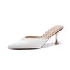 Sandals 2026 Summer Half Dragged Women's High Heels Commuting Shoes Slippers Korean Edition Shoes Fashion Single Shoes