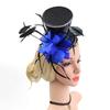 Feather Magic Hat Elegant Top Hat Costume Burlesque Style Hat for Women Formal Events