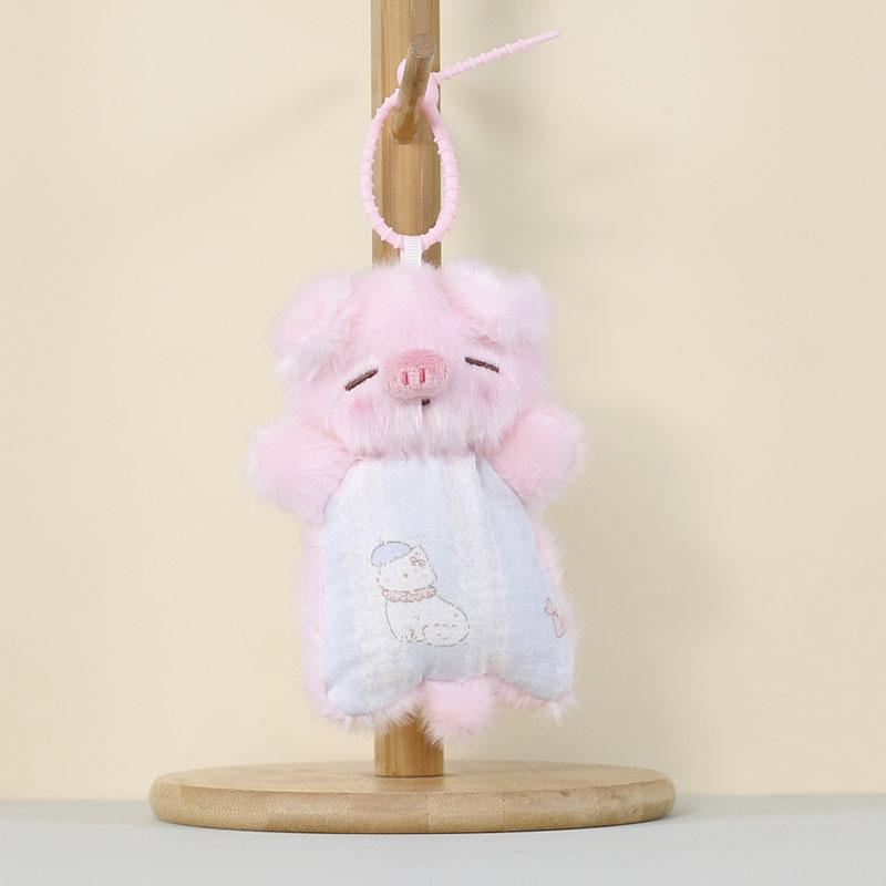 Plush Animal Keychain Panda And Bunny Toys For Bag Decor And Collectors