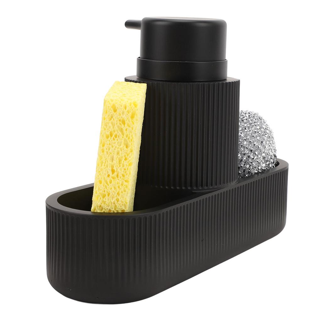 Spülmittelspender Multifunktion Leicht zu reinigen Harz Scheuerschwamm Halter Scheuerschwamm Set