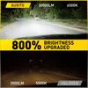 AUXITO 2pcs H15 LED Headlight Bulbs CANBUS 6500K White 30000LM Car LED High Beam DRL Driving Lamp With Cooling Fan Error Free