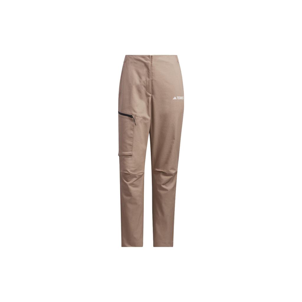 Adidas Solid Color Outdoor Sun Protection Straight Leg Sports Pants Men Pants Pink Brown IL8900
