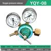 Arizze Gas Regulator & Pressure Gauge: Oxygen, Acetylene, Propane, Argon Compatible, All-Copper Shockproof Valve.