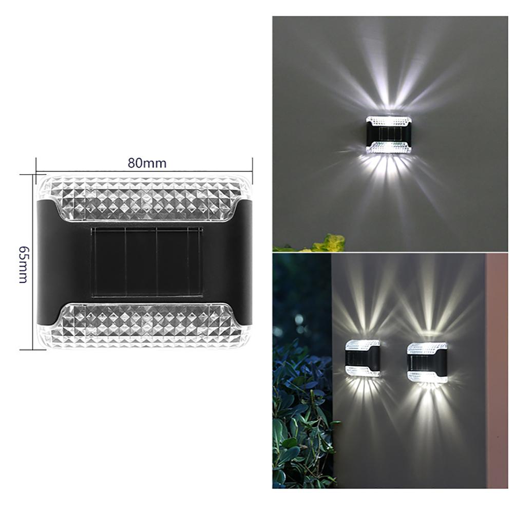 

Водонепроницаемый светодиодный солнечный светильник, наружная стена, сад, окружающее освещение, украшение, ночные огни, двор, забор, коридор, солнечный свет White Light