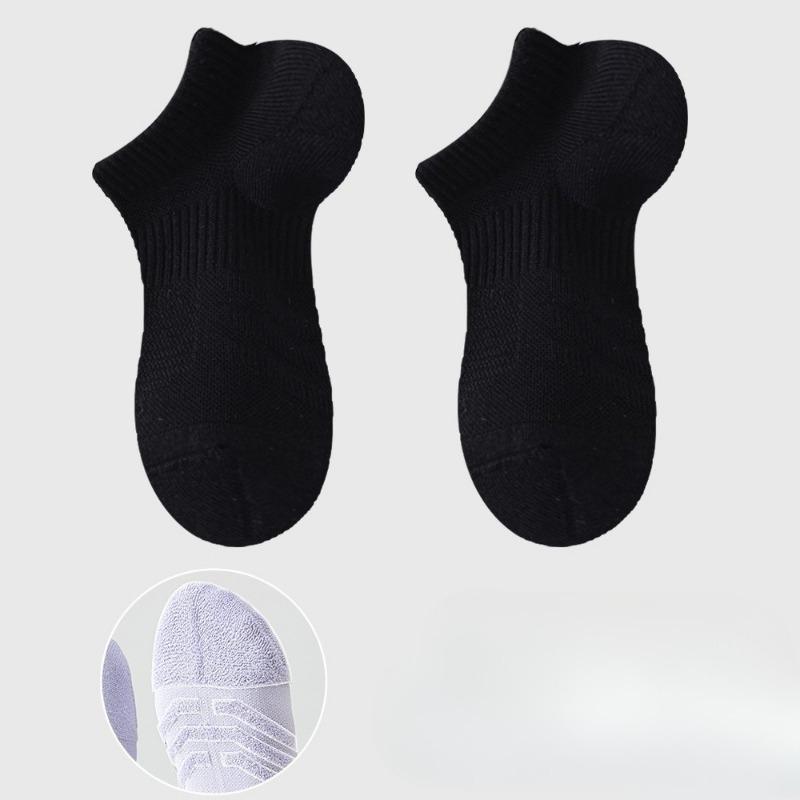 Women's Spring and Summer New Hair Ring All Kinds of Antibacterial Deodorant Mesh Sports Boneless Boat Socks