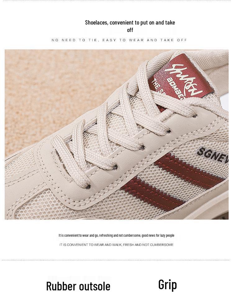 Women's Breathable Korean-Style Retro Running and Travel Shoes