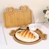 Irregular Ceramic Serving Tray, Creative Density Plate, Eco-Friendly Hotel Tray for Snacks, Fruits, Bread and Table Cutlery