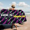 Sports Car HKS JDM Big Microfiber Beach Towels Quick Dry Towel Sand Beach Towels Pool Towel For Travel Swim Pool Yoga