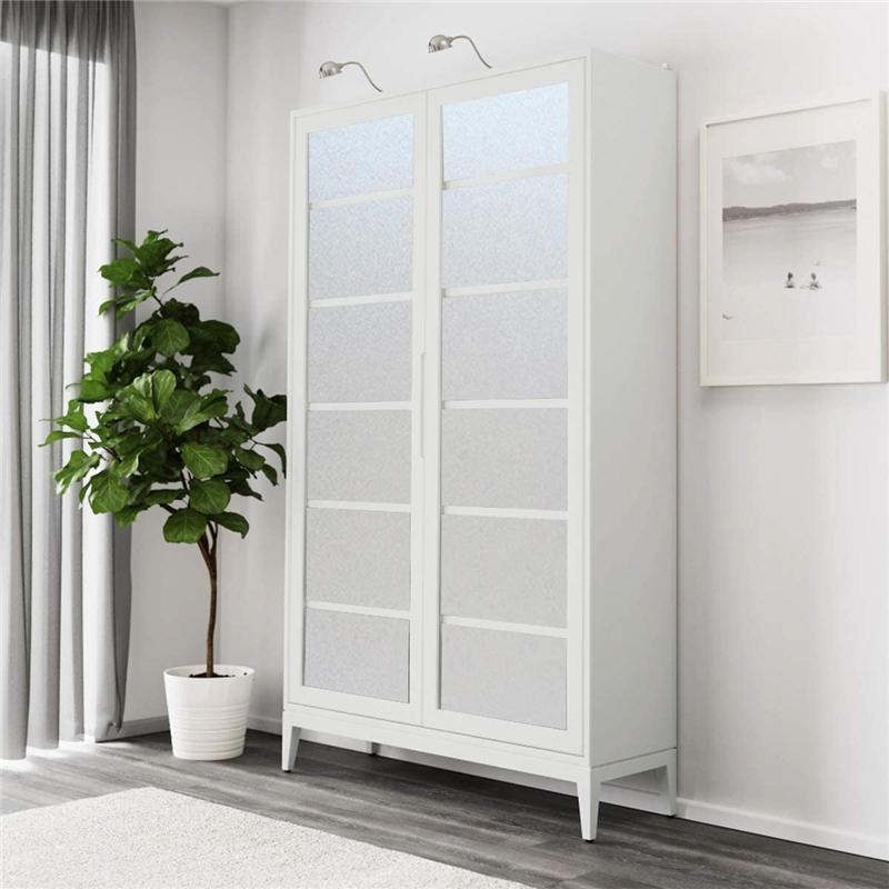 Autocolant PVC pentru fereastră 10M Pastă de sticlă mată pură Decorativă pentru casă Sufragerie Toaletă Baie Film autoadeziv