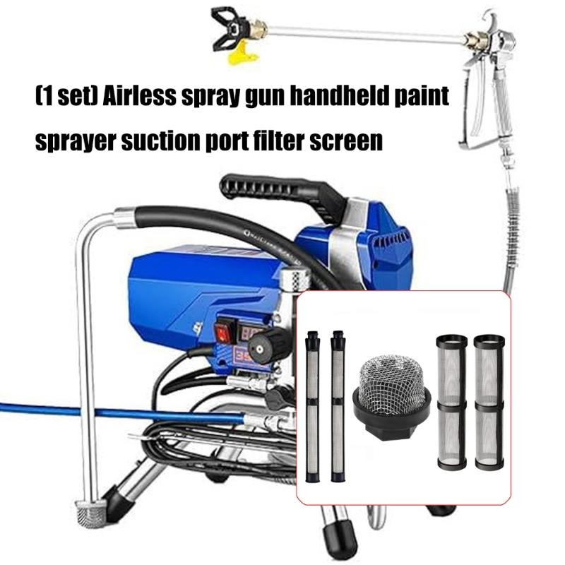 Paint Sprayer Suction Inlet Filter Strainer Replacement High Flows Metal Plastic Mesh Screen Clog Prevention Long Life