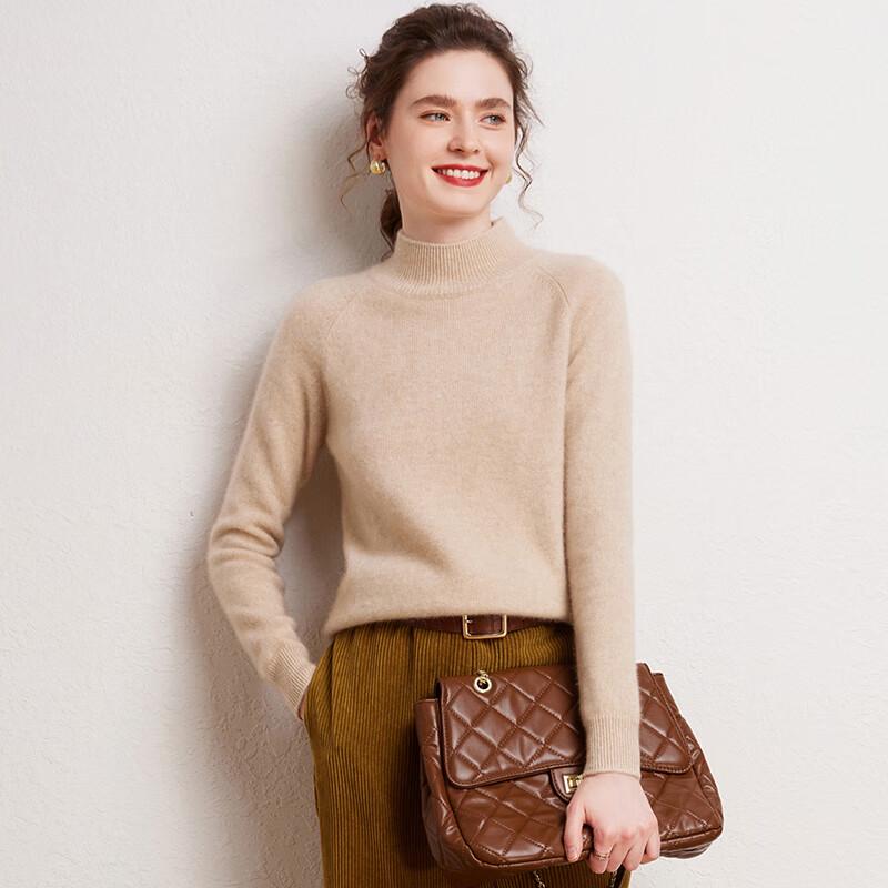 Fanzhen Women's 100% Cashmere Thick Sweater