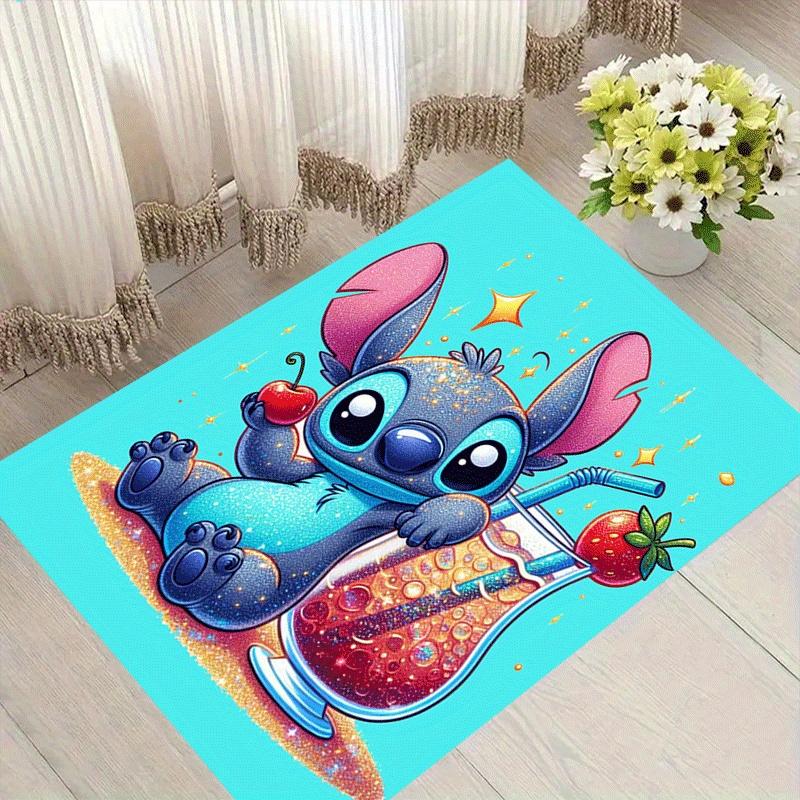 

1pc Stitch Pattern Area Rug Soft Flannel Floor Mat for Living Room,Office,Bedroom and Carpet,Sofa Coffee Table Floor Mat 60cm by 90cm
