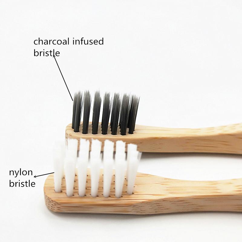 Bamboo Toothbrush for Kids and Adults