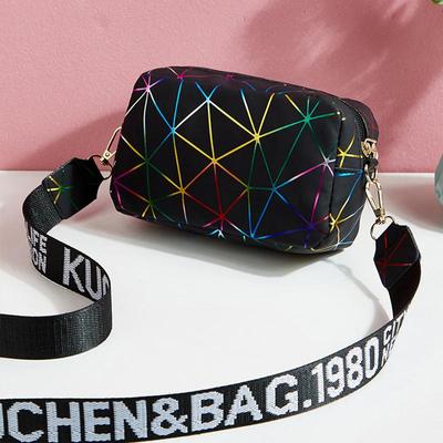 Moda Laserowa Torba Na Ramię Kobieca Mała Kwadratowa Torba PU Skórzana Torba Crossbody Modna Nowa Mini Tornister Torba