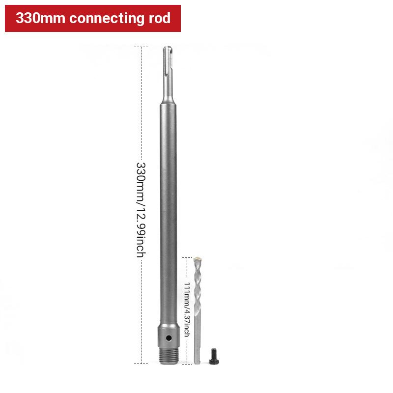 Wall Hole Opener Air Conditioning Pipe Impact Electric Hammer Drill Drill Drill Tool Brick Wall through Wall Dry Drilling Reamin