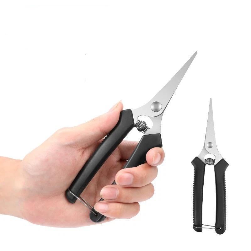 Stainless Steel Fruit Picking Shears With Sharp Blades Non Slip Handles For Gardening Harvesting Fruits Vegetables Flowers