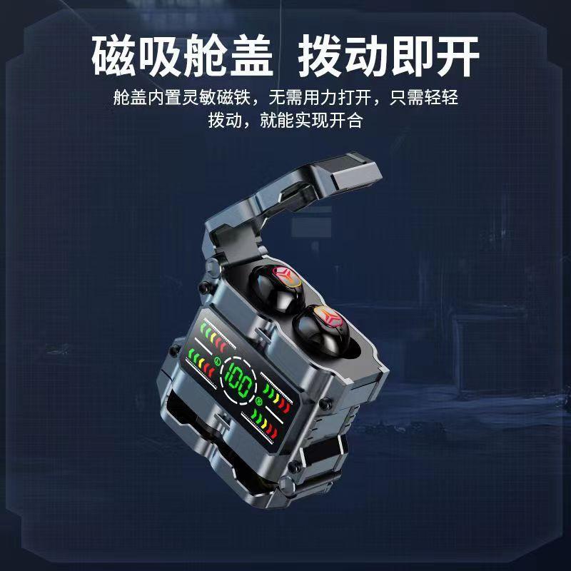 M60 Gaming Wireless Bluetooth Earbuds With Long Battery Life Dual Device Pairing Clip-On Design Custom Mold