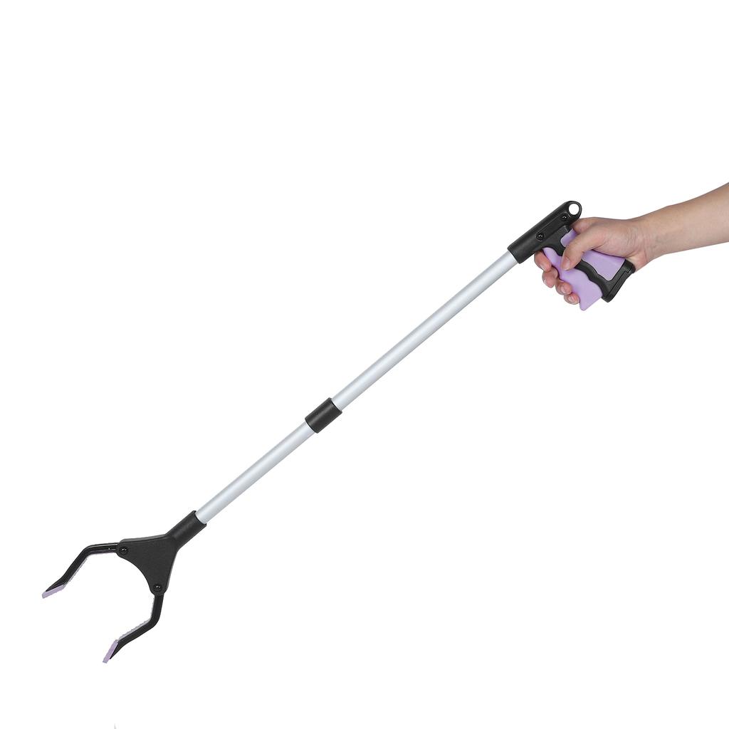 Multifunction Folding Long Trash Clamps Grabber Picker Tools Sanitation Cleaning SuppliesPurple