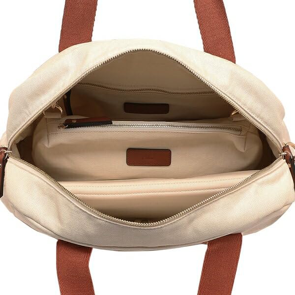 Chloe Boston Shoulder Changing C20190 148 Bag, Bag, Mother's Bag, Bag, Beige/Brown, Women's, [Item]