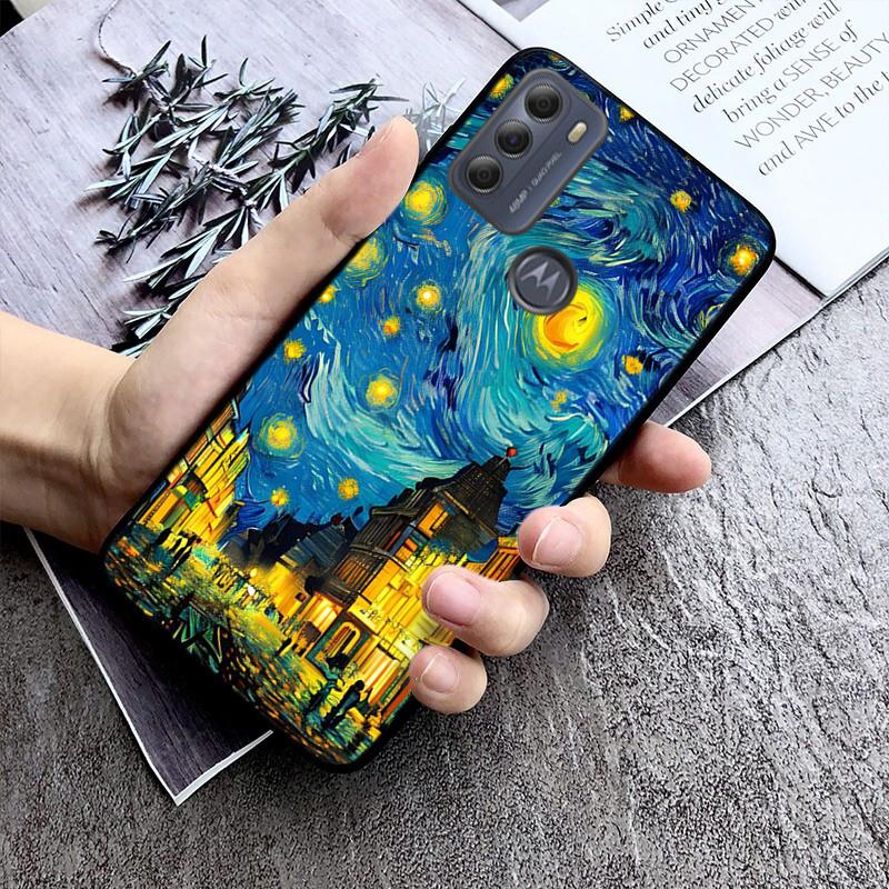 Aesthetic Night Starry Sky Phone Case For Moto G84 G22 G32 G42 G52 G62 G53 G72 G60 G60S G100 G10 G20 G30 G13 G50 G 5G G Pure