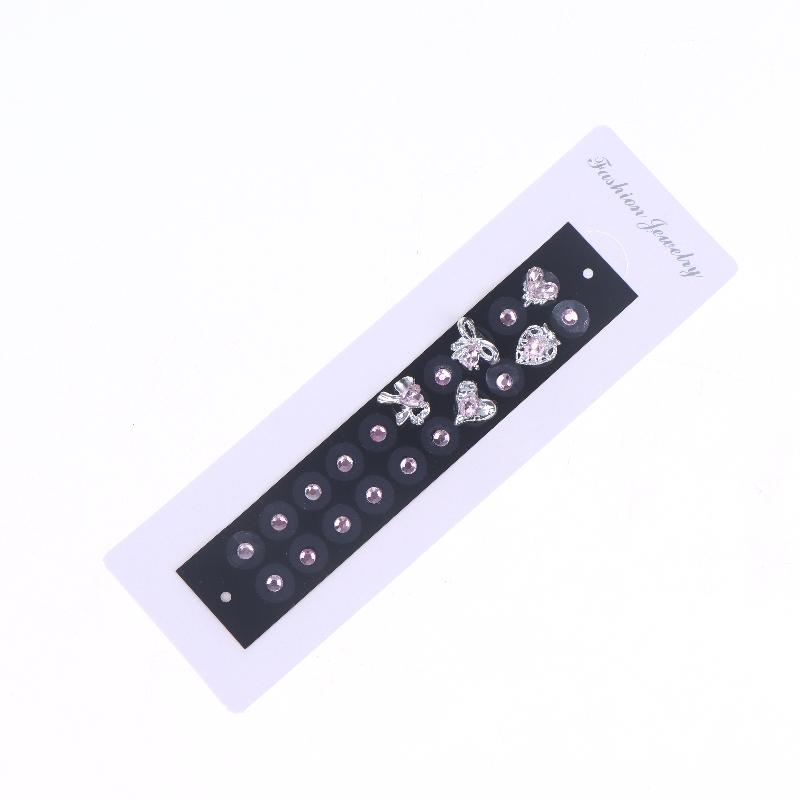 20Pcs/Sheet  Heart Bow  Ear Point Stickers Ear Pressure Stick Acupuncture Auricular Ear Stickers Massage