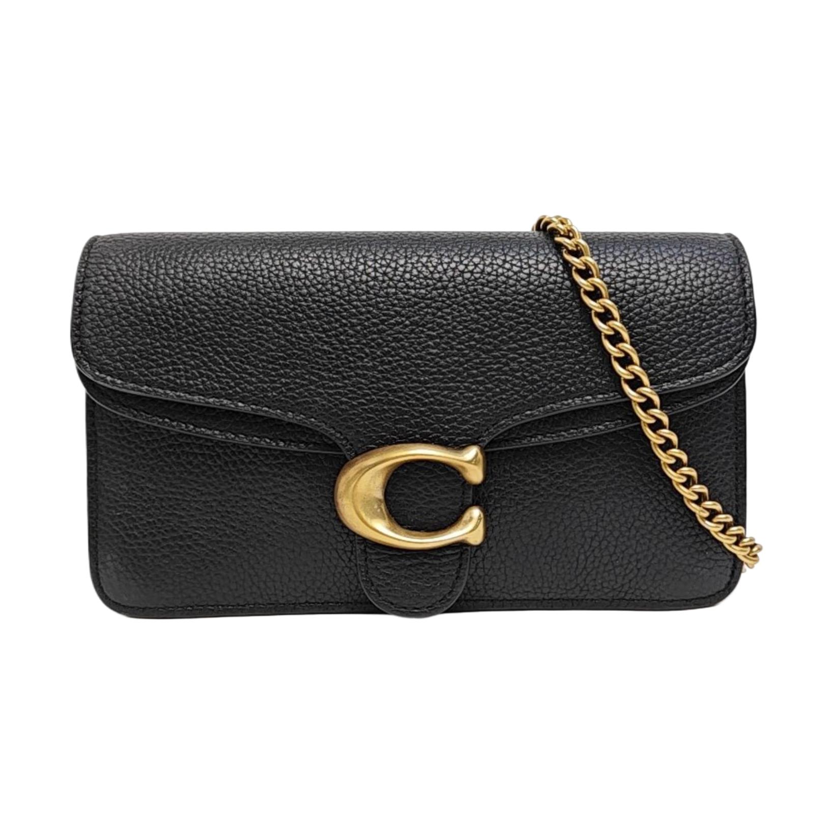 [Pre-Owned] Tabby Black Leather Crossbody Bag - Excellent #15ZK4NL ONE SIZE