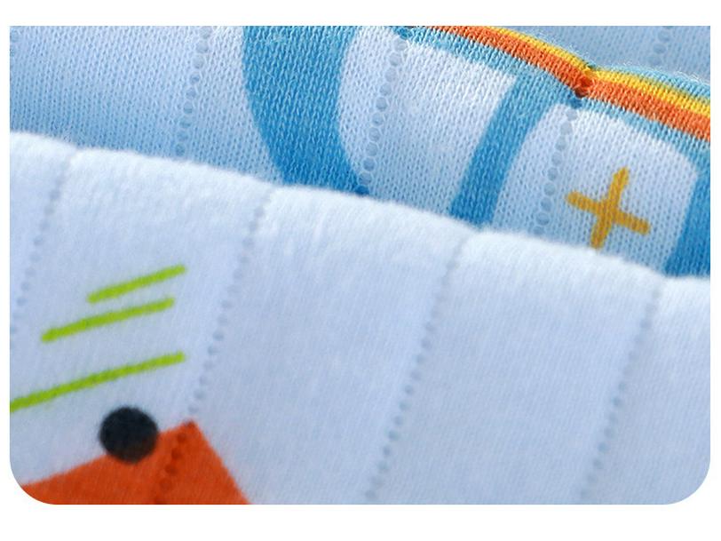 Newborn Three-Layer Warm Cotton Pajamas & Cardigan Set - Infant Class A Clothing