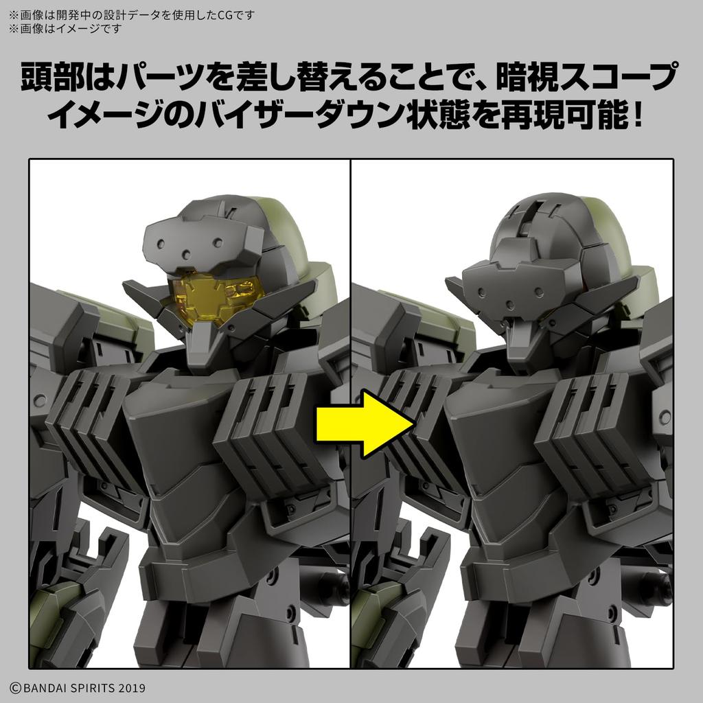 BANDAI SPIRITS 30MM Iglite 02 Scale Plastic Model eEXM-40 1/144 Pre-Colored