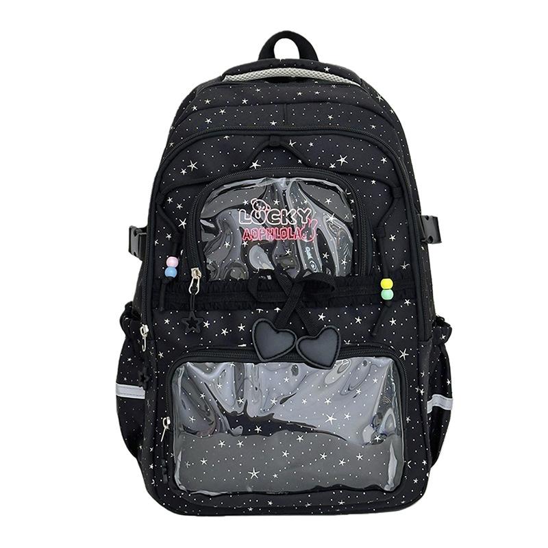 Schoolbag1011 New Girl Feeling Cute Pain Bag Backpack Girl Student Large Capacity High Value Cartoon Backpack Schoolbag