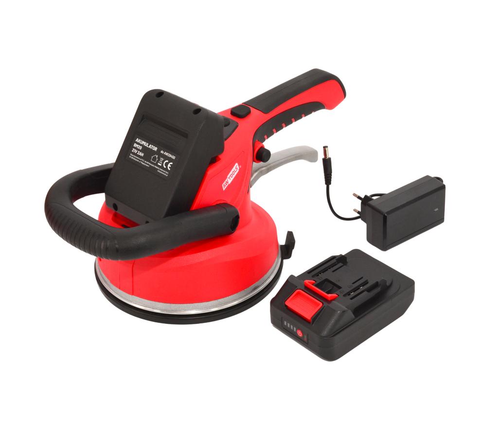 Awtools Przyssawka Wibrująca Do Płytek 2X18V 50Kg