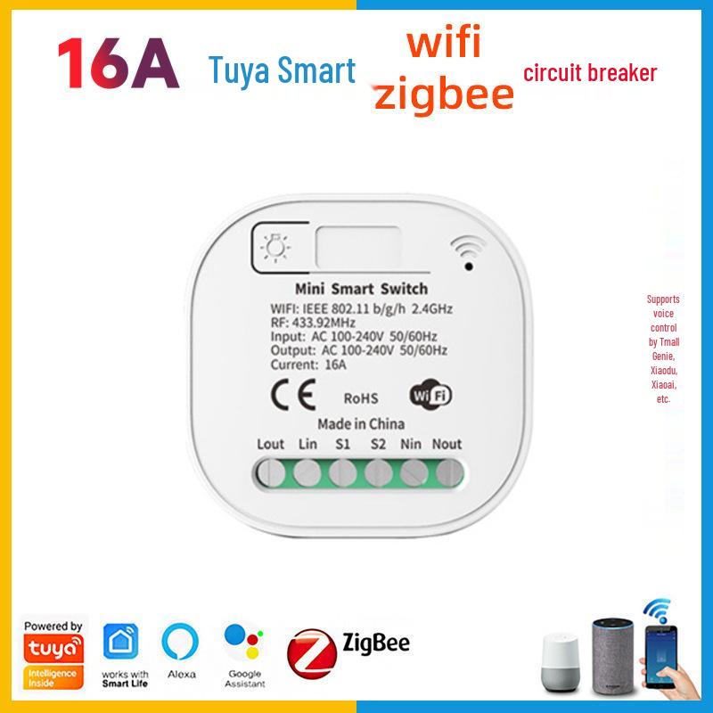 Graffiti Zigbee WiFi Switch with Self-Powered Panel – TUYA and Voice-Compatible