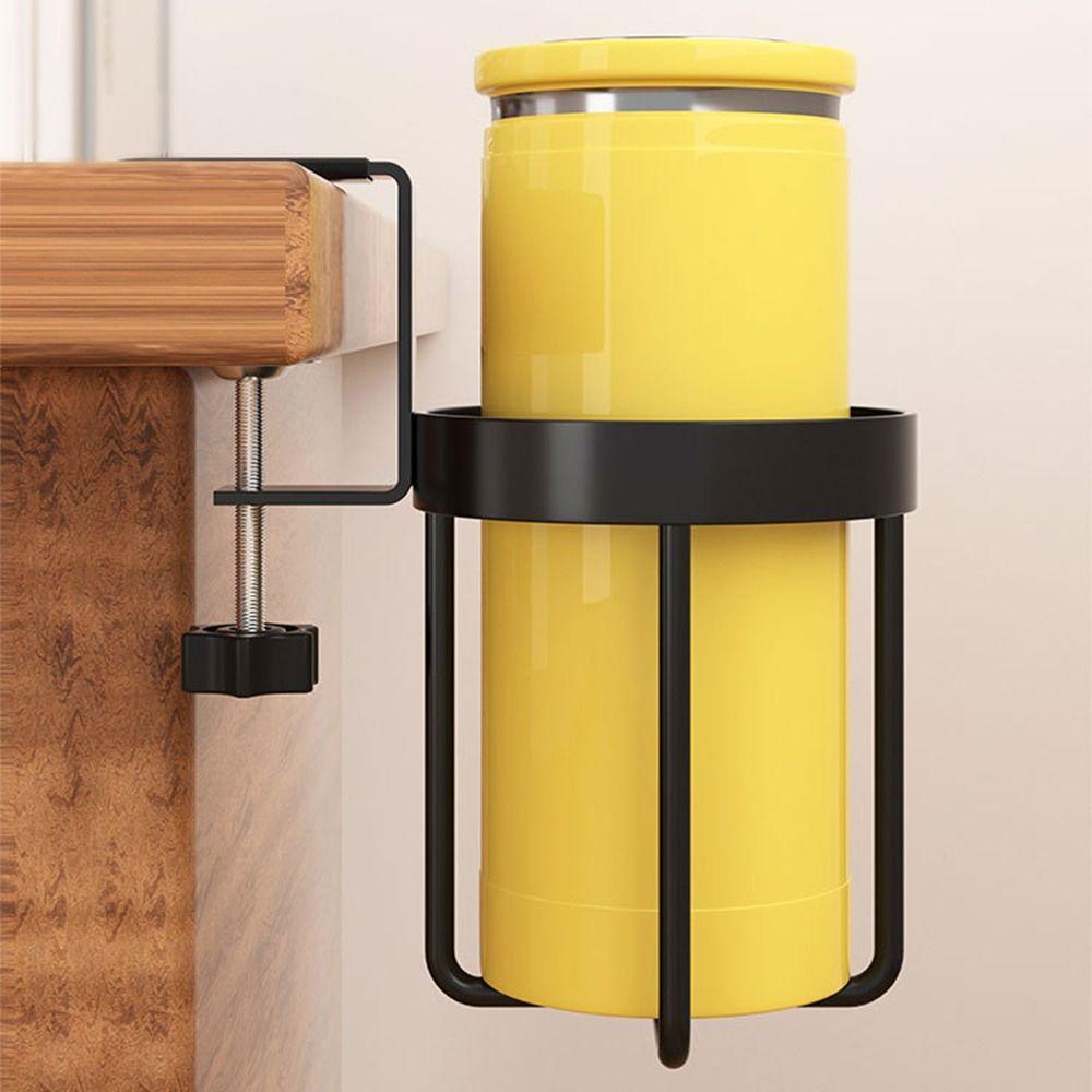 Waterproof Clip-on Cup Holder 2 in 1 Cup Hanging Storage Holder  Office Accessories